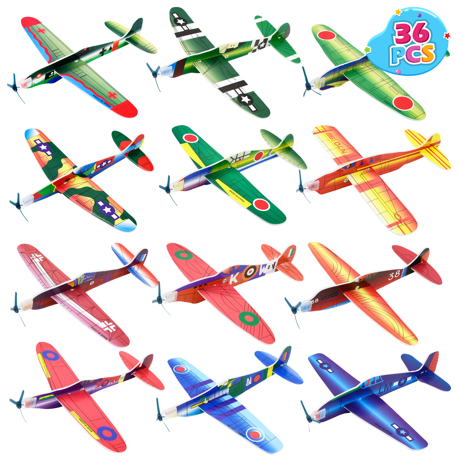 跨境新品益智玩具 飛機(jī)航空模型，耐摔拼裝滑翔機(jī)，點(diǎn)燃兒童戶外科教飛行夢(mèng)